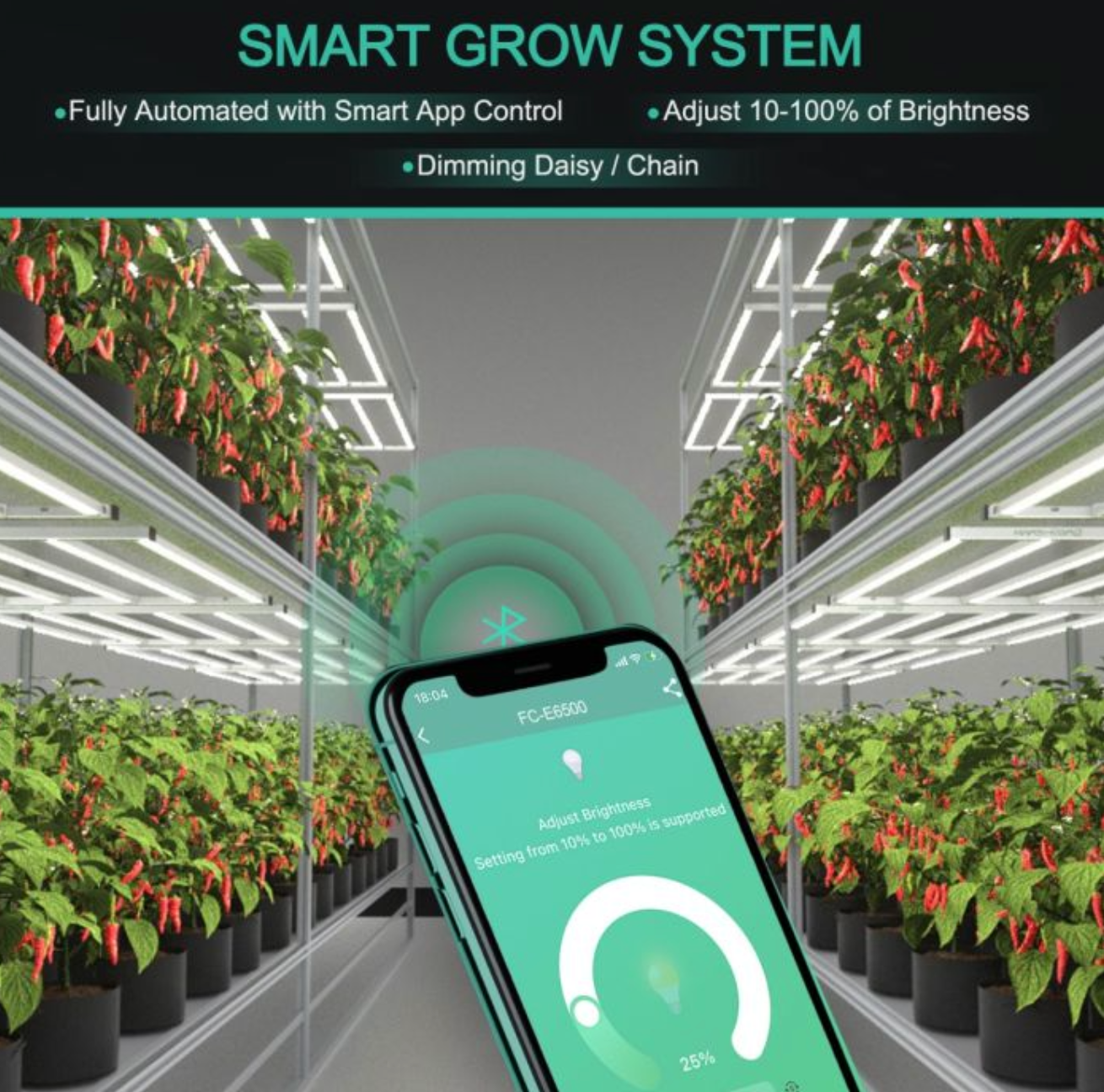 SMART FC-E6500 BRIDGELUX 730W COMMERCIAL LED GROW LIGHT AND UV IR