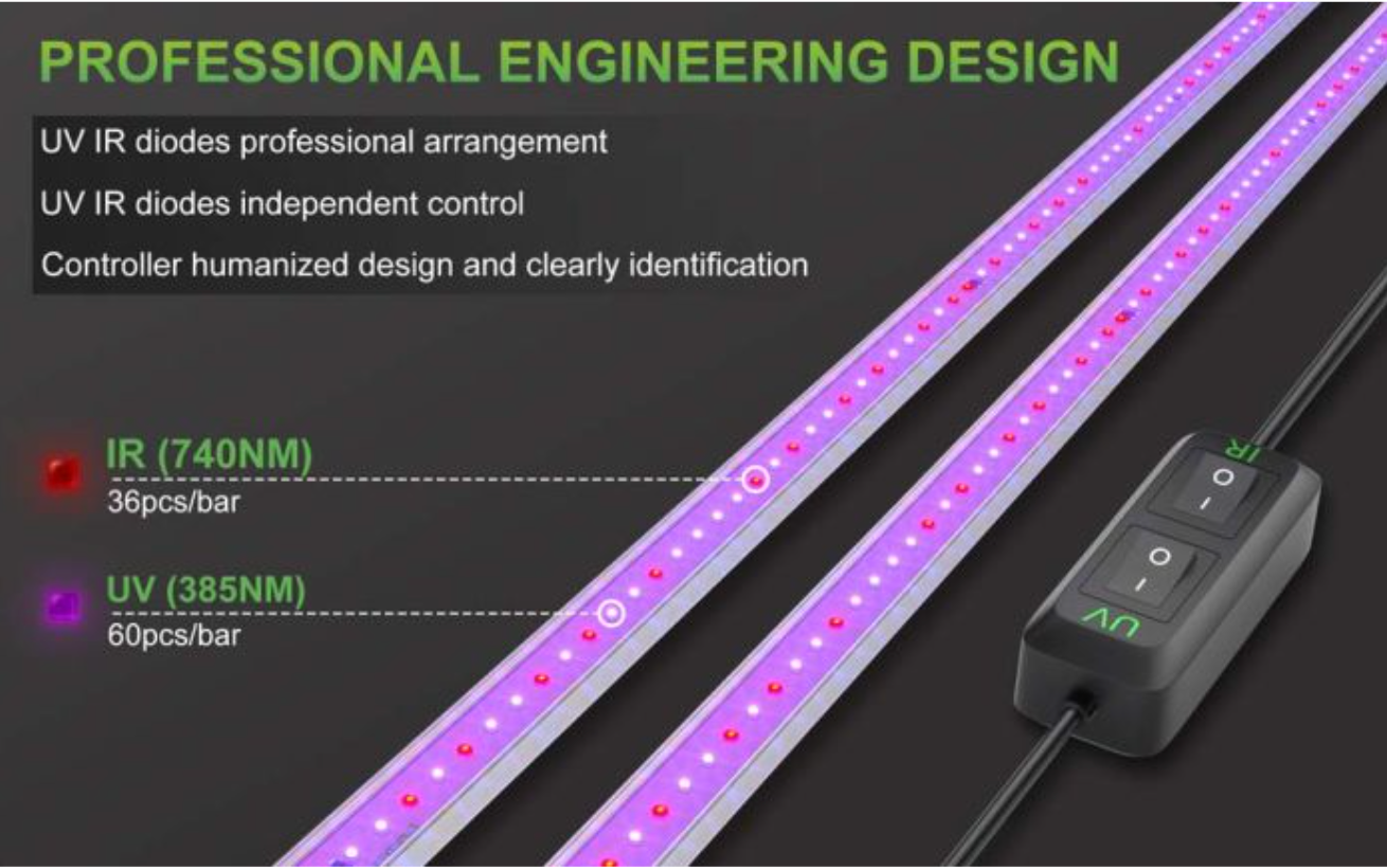 SMART FC-E6500 BRIDGELUX 730W COMMERCIAL LED GROW LIGHT AND UV IR