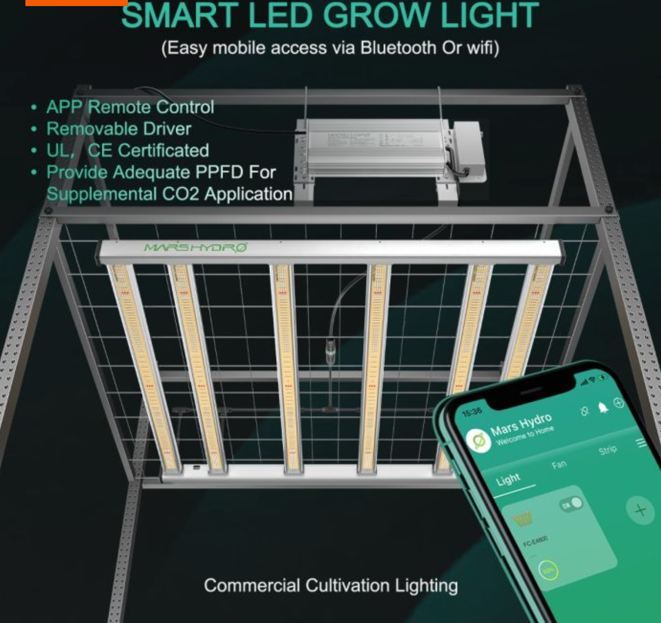 FC-E4800 BRIDGELUX 480W SMART GROW SYSTEM LED GROW LIGHT