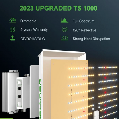 TS 1000 FULL SPECTRUM DIMMABLE 150W LED GROW LIGHT