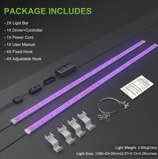 UR45 LED GROW LIGHT FOR UV & IR SUPPLEMENT