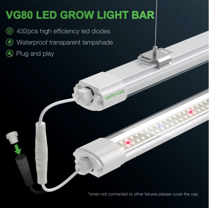 VG80 80W 4FT LED T5 GROW LIGHT FOR VEG AND SEEDLING