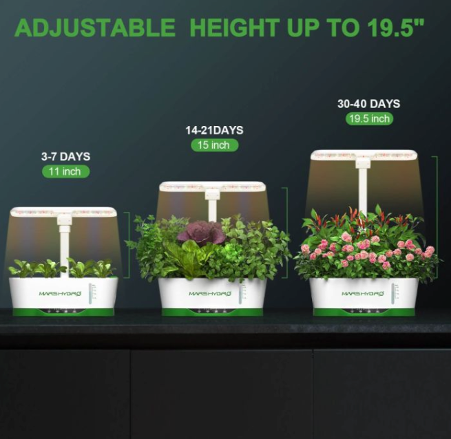 HYDROLINE12 LED HYDROPONIC GROWING SYSTEM FOR SEEDLING AND CLONE