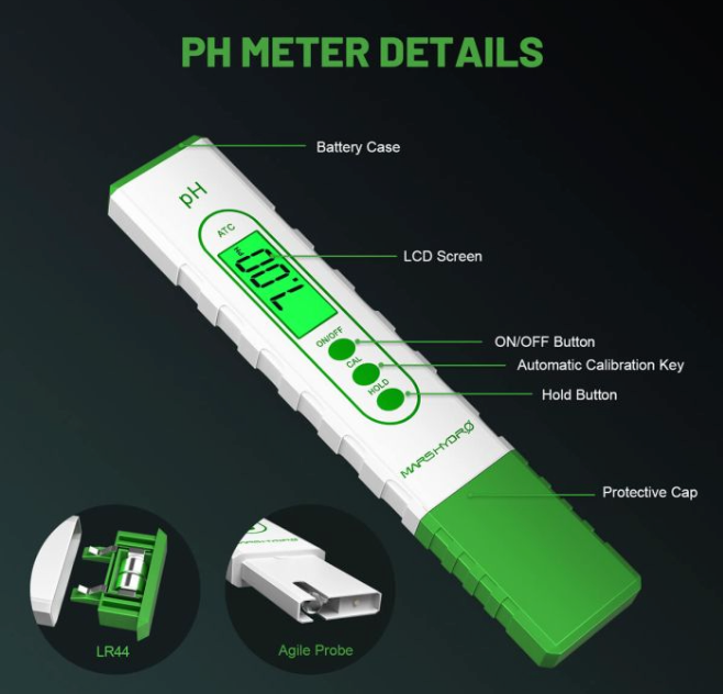 PH AND TDS METER COMBO FOR HYDROPONICS